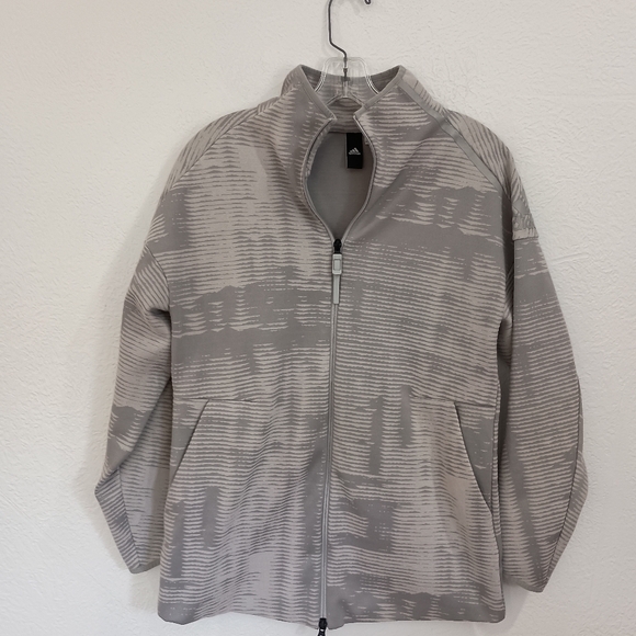 Vintage Women's Adidas Gray Pulse Jacket - Picture 1 of 10